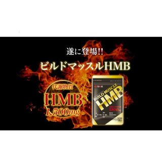 ビルドマッスル　エイチエムビー　ＨＭＢ　１２０粒　３袋 賞味期限約１年(ダイエット食品)