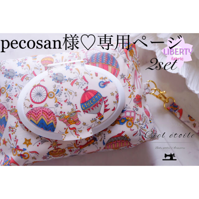 pecosan様♡専用ページ 2set+ラッピング スカイハイ ハンドメイドのキッズ/ベビー(外出用品)の商品写真