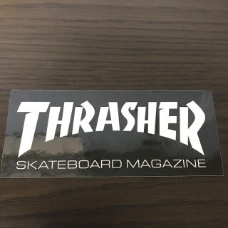 スラッシャー(THRASHER)の【縦9.2cm横から23.5cm】THRASHER boxロゴステッカー特大(ステッカー)