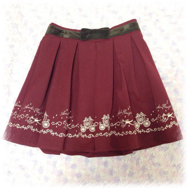 Ank Rouge(アンクルージュ)のAnkRougeオリジナル柄スカート レディースのスカート(ミニスカート)の商品写真