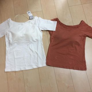 ユニクロ(UNIQLO)のUNIQLO ♡  ブラバレエネックT(Tシャツ(半袖/袖なし))