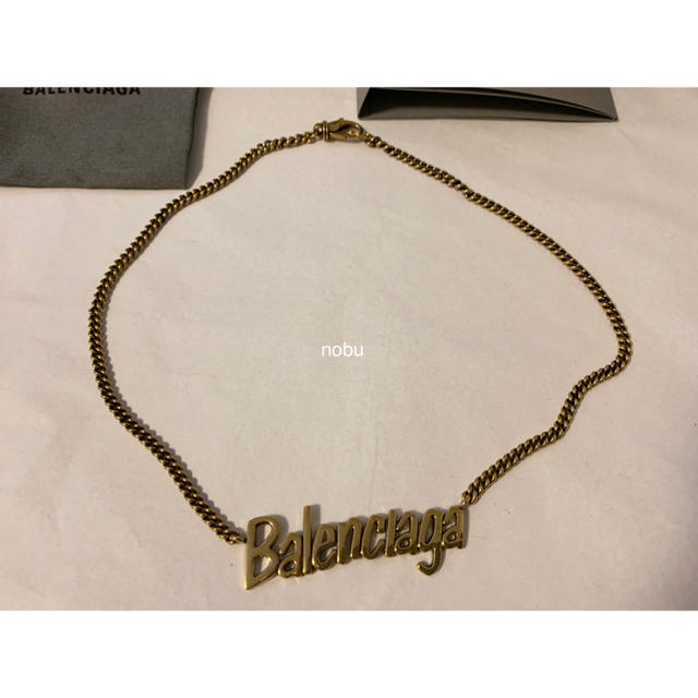 【 Balenciaga - Typo Necklace 】バレンシアガ | フリマアプリ ラクマ
