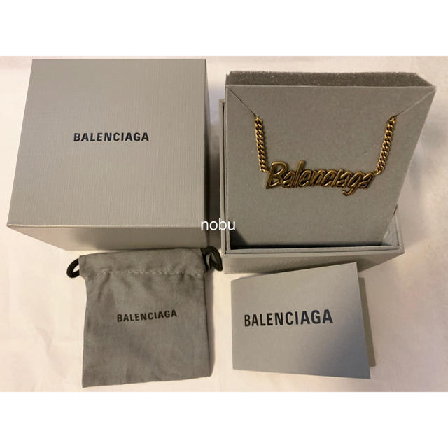【 Balenciaga - Typo Necklace 】バレンシアガアクセサリー