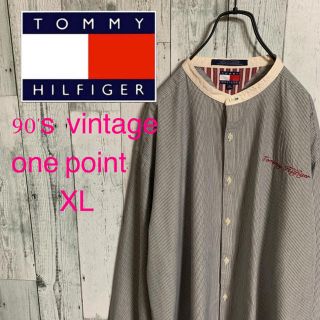 トミーヒルフィガー(TOMMY HILFIGER)の90's TOMMY HILFIGER トミー ストライプ シャツ 美品 希少(シャツ)