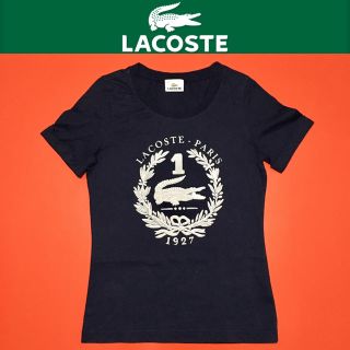 ラコステ(LACOSTE)のLACOSTE Tシャツ ラコステ カットソー ネイビー ビッグロゴ 月桂樹(Tシャツ(半袖/袖なし))