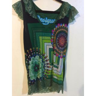 デシグアル(DESIGUAL)のDesigual レーストップス(Tシャツ(半袖/袖なし))