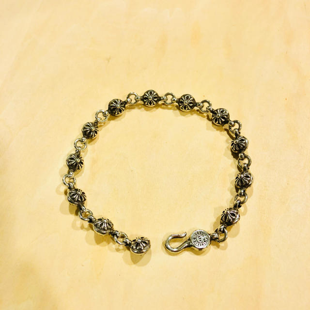 Chrome Hearts - クロムハーツ クロスボールブレスレットの通販 Chrome Hearts - クロムハーツ クロスボールブレスレットの通販