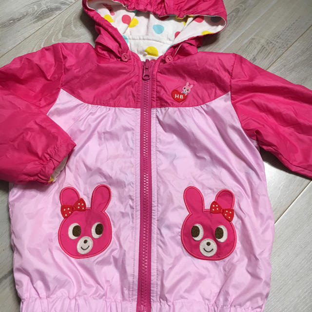 ミキハウス 未使用90 キッズ/ベビー/マタニティのキッズ服女の子用(90cm~)(ジャケット/上着)の商品写真