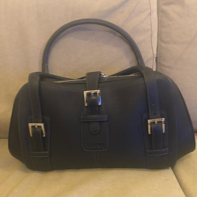 LOEWE ロエベ センダ  ハンドバッグ  レザー   レッド系 シルバー金具  ミニボストン セミショルダーバッグ 【本物保証】