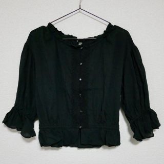 ダブルクローゼット(w closet)の【春様専用】w closet七分袖フリルブラウス(シャツ/ブラウス(長袖/七分))