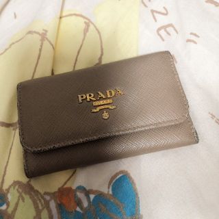 プラダ(PRADA)のPRADA キーケース キャメル(キーケース)