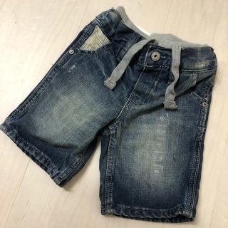 ベビーギャップ(babyGAP)の◇新品未使用◇baby  GAP デニムハーフパンツ 80センチ(パンツ)