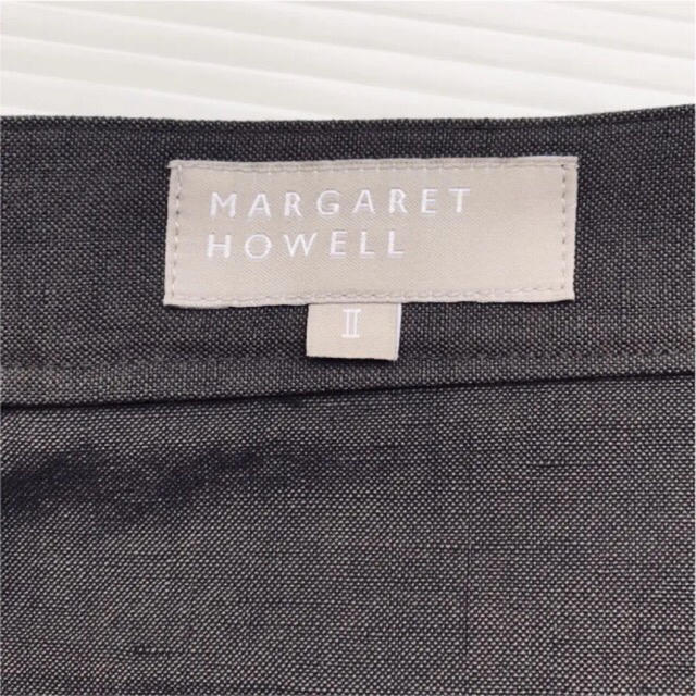 MARGARET HOWELL(マーガレットハウエル)のマーガレットハウエル スカート グレー ブラウン 2 レディースのスカート(ひざ丈スカート)の商品写真