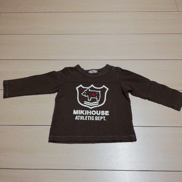 mikihouse(ミキハウス)のミキハウス　長Tシャツ&ズボン90㎝ キッズ/ベビー/マタニティのキッズ服男の子用(90cm~)(Tシャツ/カットソー)の商品写真