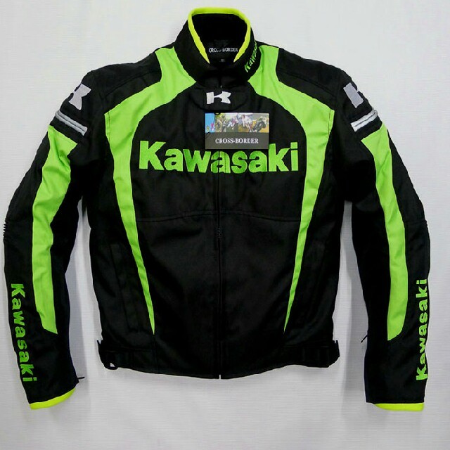 Kawasaki バイクジャケット バイクウェア ライダー ジャケット 装備/装具