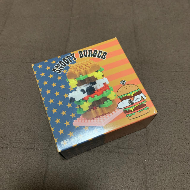 USJ(ユニバーサルスタジオジャパン)のnano block ハンバーガースヌーピー キッズ/ベビー/マタニティのおもちゃ(積み木/ブロック)の商品写真