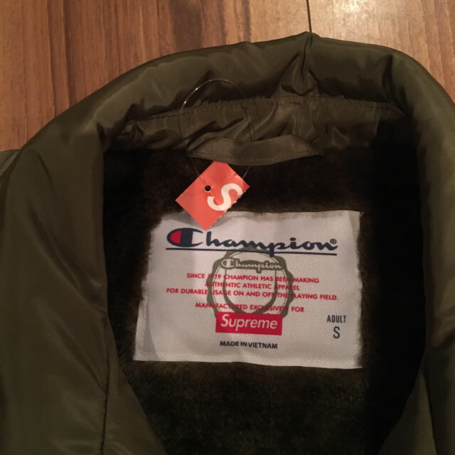 supreme label champion coaches jacket