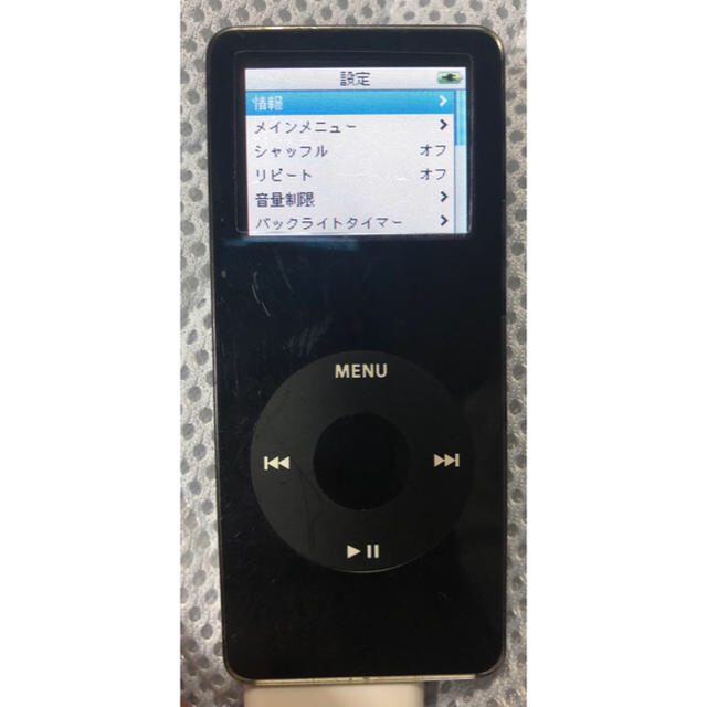 Apple(アップル)のiPod nano  A1137 スマホ/家電/カメラのオーディオ機器(ポータブルプレーヤー)の商品写真