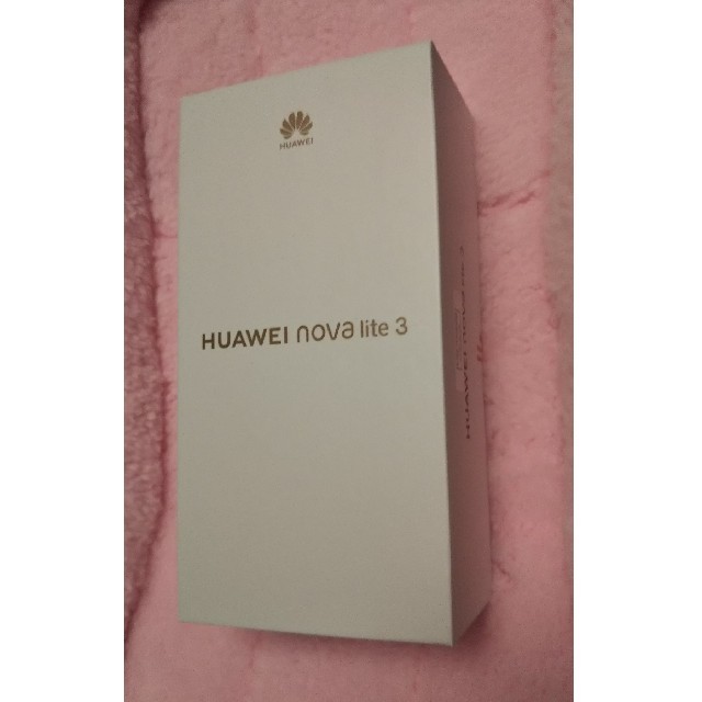 スマートフォン/携帯電話HUAWEI nova lite3 Black 新品未使用