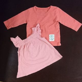 ベビーギャップ(babyGAP)のGAP トップス 2枚 70サイズ 長袖 ノースリーブ(Ｔシャツ)