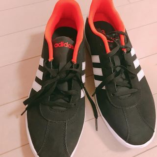 アディダス(adidas)のadidas ブラック×オレンジ スニーカー(スニーカー)