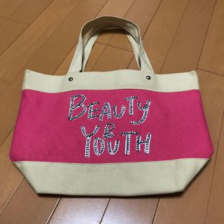 ビューティアンドユースユナイテッドアローズ(BEAUTY&YOUTH UNITED ARROWS)のビューティ&ユース ビジュー キャンパス トートバッグ(トートバッグ)