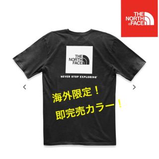 ザノースフェイス(THE NORTH FACE)の海外限定 THE NORTH FACE ボックスロゴ Tシャツ ブラック 黒(Tシャツ/カットソー(半袖/袖なし))