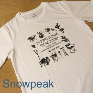 スノーピーク(Snow Peak)のお値下げ［未使用］ Snow Peak スノーピーク 半袖Ｔシャツ XL(Tシャツ/カットソー(半袖/袖なし))