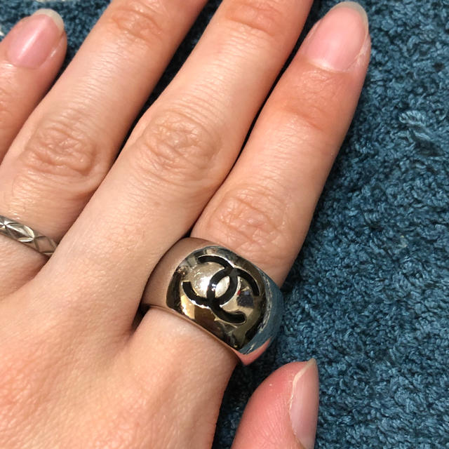 CHANEL(シャネル)のCHANEL リバーシブル シルバーリング レディースのアクセサリー(リング(指輪))の商品写真