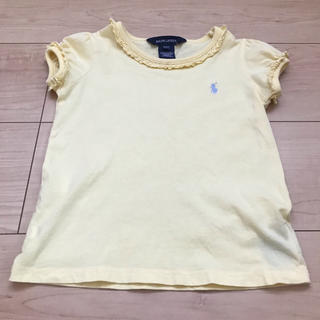 ラルフローレン(Ralph Lauren)のラルフローレン 女児パフスリーブフリルTシャツ (Tシャツ/カットソー)
