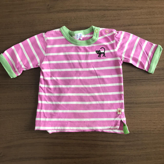 hakka baby(ハッカベビー)のhakka baby 五分袖 キッズ/ベビー/マタニティのキッズ服女の子用(90cm~)(Tシャツ/カットソー)の商品写真