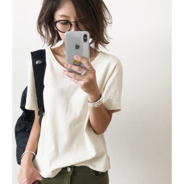 TODAYFUL(トゥデイフル)のstudious mayumiさんコラボ バスクTシャツ レディースのトップス(Tシャツ(半袖/袖なし))の商品写真