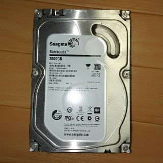 HDD 2TB Seagate SATA 書庫使用(その他)