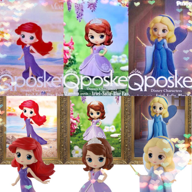 Disney 最新作 Qposket アリエル ソフィア ブルーフェアリー ３体setの通販 By Queen ディズニーならラクマ