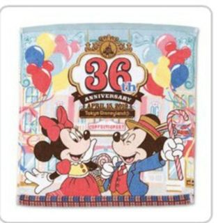 ディズニー(Disney)のディズニーランド 36周年 ウォッシュタオル♪(タオル)