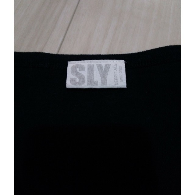 SLY(スライ)の専用出品、SLY、スライ、ロンT、カットソー、黒、M レディースのトップス(Tシャツ(長袖/七分))の商品写真