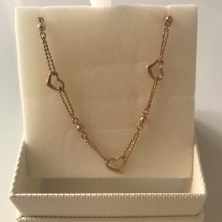 ジュエリーツツミ(JEWELRY TSUTSUMI)のK18  ハートブレスレット   (ブレスレット/バングル)