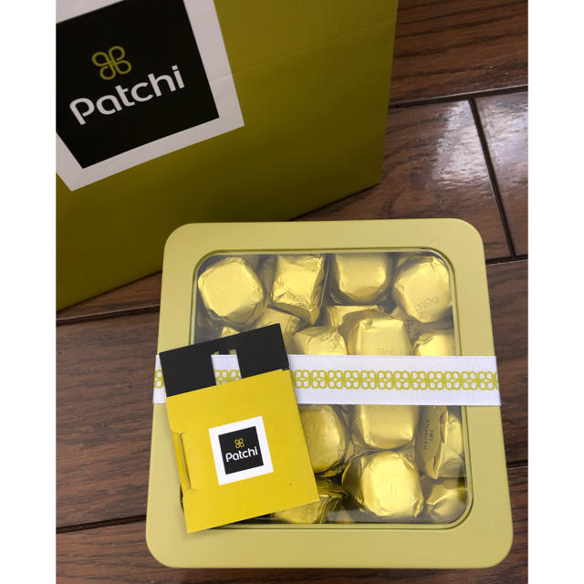 値下!】Patchi パッチ チョコレート 500g オリジナル缶ケース 値下!】Patchi パッチ チョコレート 500g オリジナル缶ケース