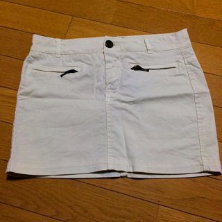 ザラ(ZARA)のZARA白スカート(ミニスカート)