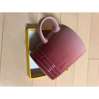 ルクルーゼ(LE CREUSET)のルクルーゼ マグ ナチュラルピンク 新品未使用(グラス/カップ)