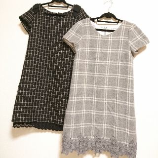 ミッシュマッシュ(MISCH MASCH)の☆MISCH MASCH☆ワンピース２着セット size38(ひざ丈ワンピース)