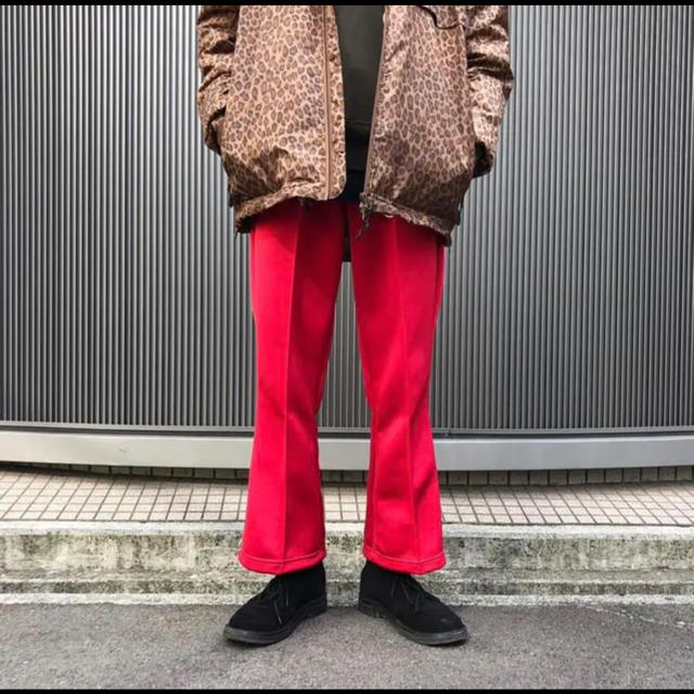Needles - LOCALINA×OTSUKA Flare Pants 赤フレアパンツの通販 Needles - LOCALINA×OTSUKA Flare Pants 赤フレアパンツの通販