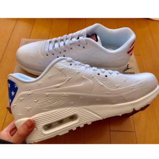 ナイキ(NIKE)の【新品未使用】NIKE ナイキ AIRMAX エアマックス90 星条旗(スニーカー)