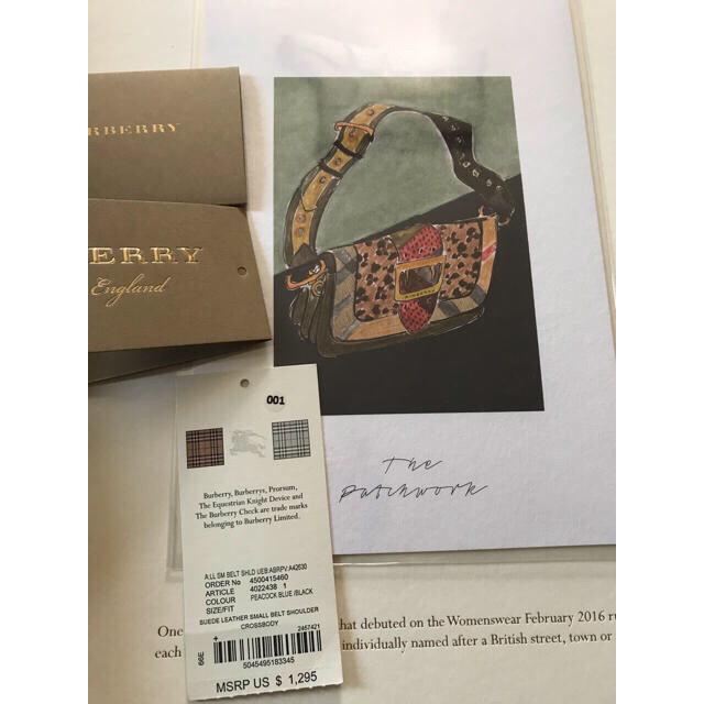 BURBERRY(バーバリー)の希少！バーバリー ベルトレザーバッグ レディースのバッグ(ハンドバッグ)の商品写真