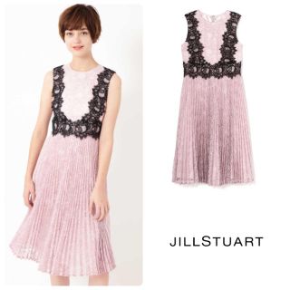 ジルスチュアート(JILLSTUART)の美品♡ヴェロニカ総レースドレス ジルスチュアートホワイト(ひざ丈ワンピース)