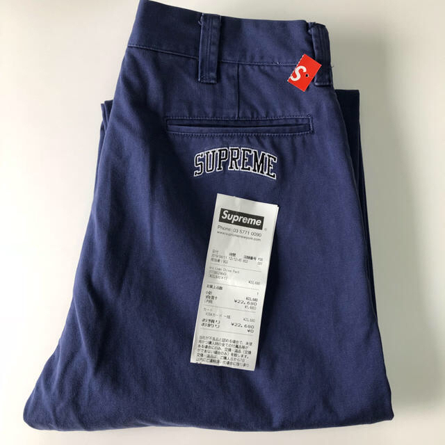 専用 30 supreme arc logo chino pant 19SS