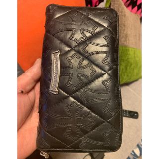 クロムハーツ(Chrome Hearts)の匠様専用 クロムハーツREC F ZIP キルテッド セメタリークロス(長財布)