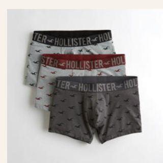 ホリスター(Hollister)の⭐️ホリスター ボクサートランクス 3枚パック 新品未使用⭐️(ボクサーパンツ)