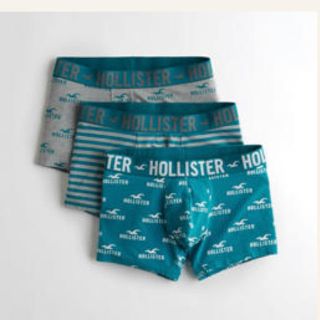 ホリスター(Hollister)の⭐️ホリスター ボクサートランクス 3枚パック 新品未使用⭐️(ボクサーパンツ)