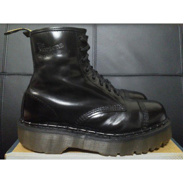 激レア】Dr.Martens 英国製 クレイジーボム UK7 厚底 10ホール-